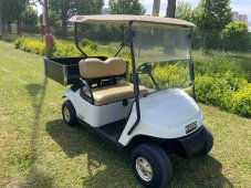 Použitý elektrovozík, pracovní elektrický vozík, EZGO, golfový vozík- bílý