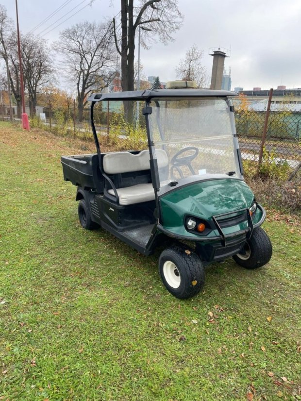 Použitý EZGO Cushman pracovní vozík, golfový vozík, nákladní vozík elektro-zelený