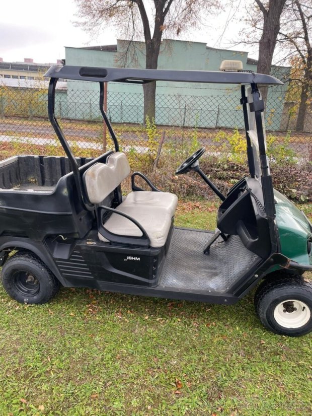 Použitý EZGO Cushman pracovní vozík, golfový vozík, nákladní vozík elektro-zelený