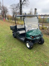 Použitý EZGO Cushman pracovní vozík, golfový vozík, nákladní vozík elektro-zelený